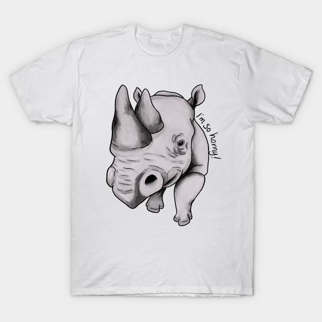 I’m so Horny T-Shirt by kc-art